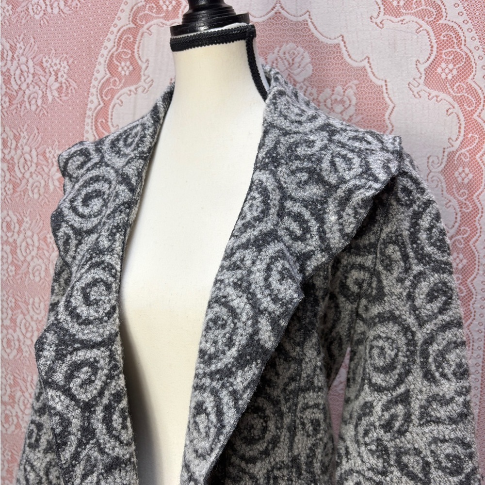 600 West Wool Blend Pattern Jacket - Picture 2 of 9